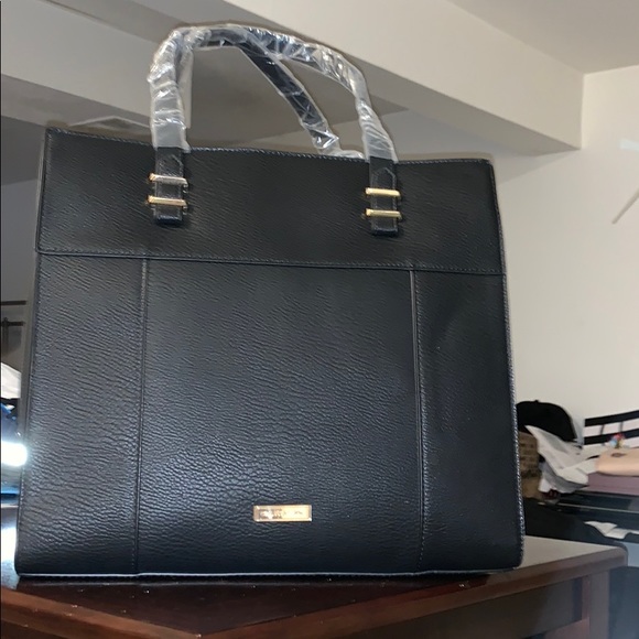 Call it spring black and gold tote - Picture 2 of 6